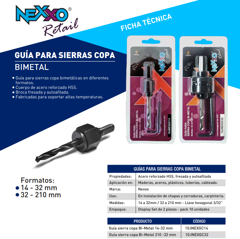 Guía Sierra Copa Bi-Metal