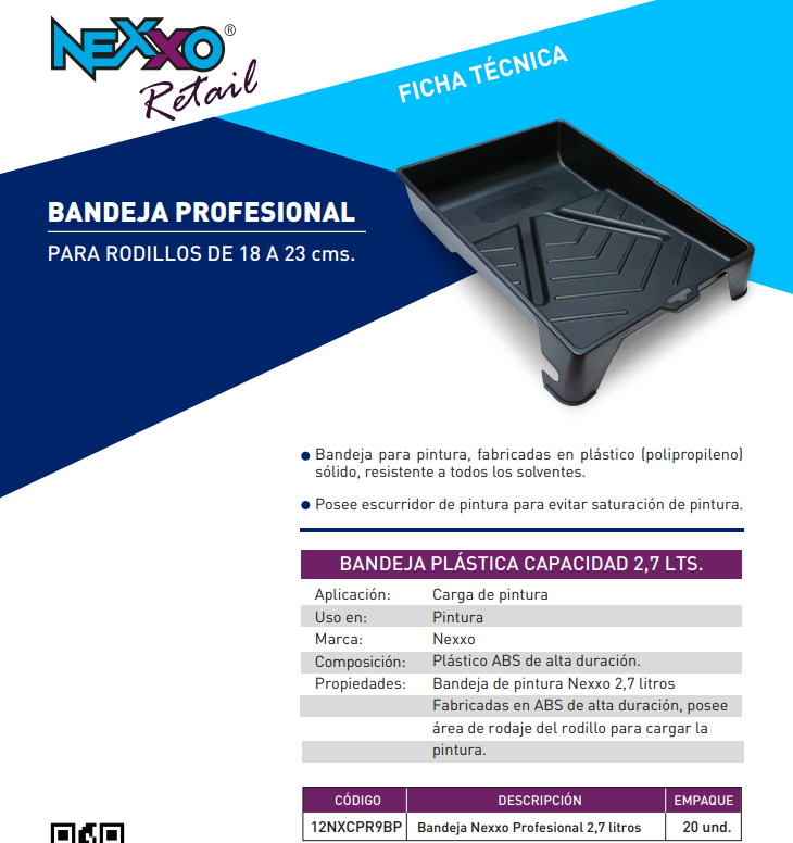 Bandeja Plástica