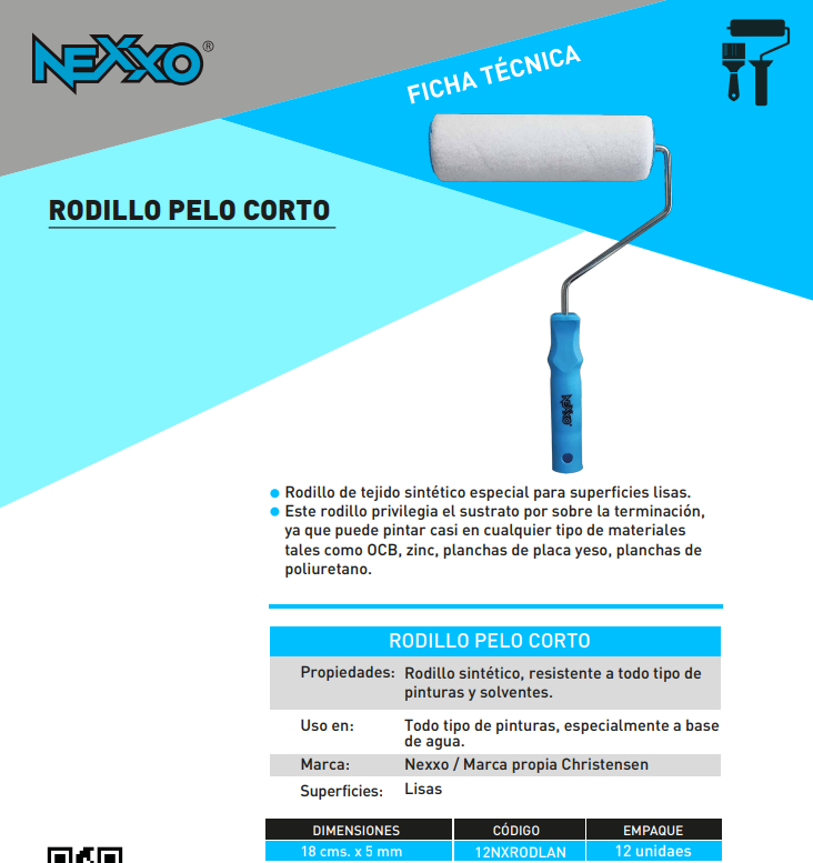 Rodillo Pelocorto