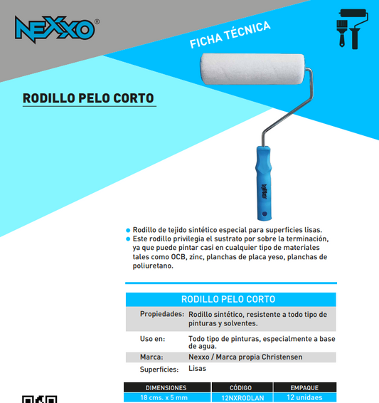 Rodillo Pelocorto
