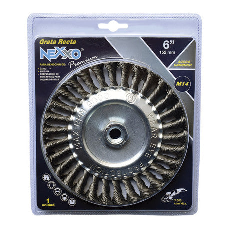 Grata Copa Trenzada Acero Carbono